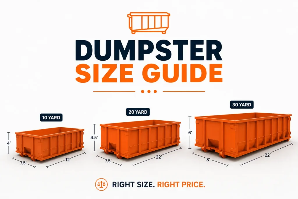 dumpster size guide