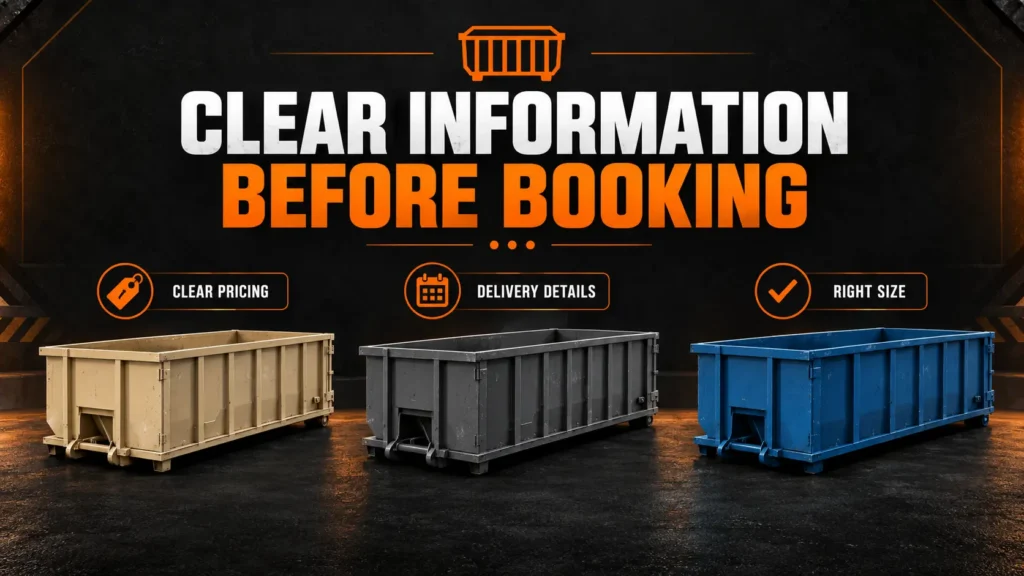 Dumpster rental information to review before booking in Owensboro